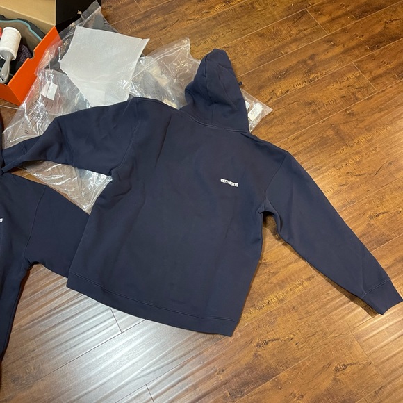Vetements hoodies gifted to us but no need for them! Size M and L fits tts - Picture 1 of 11
